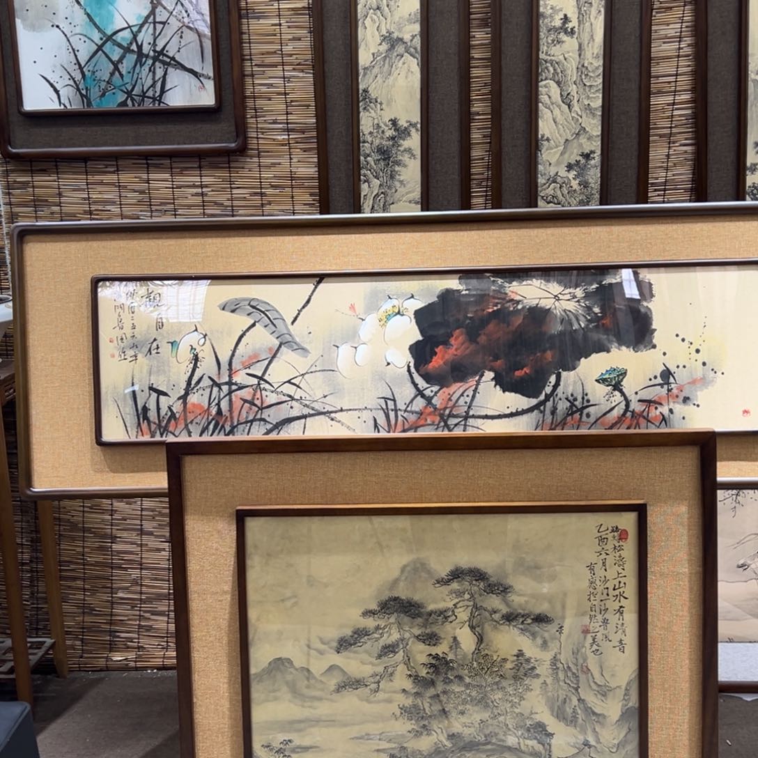 取***间国画亲笔手绘作品