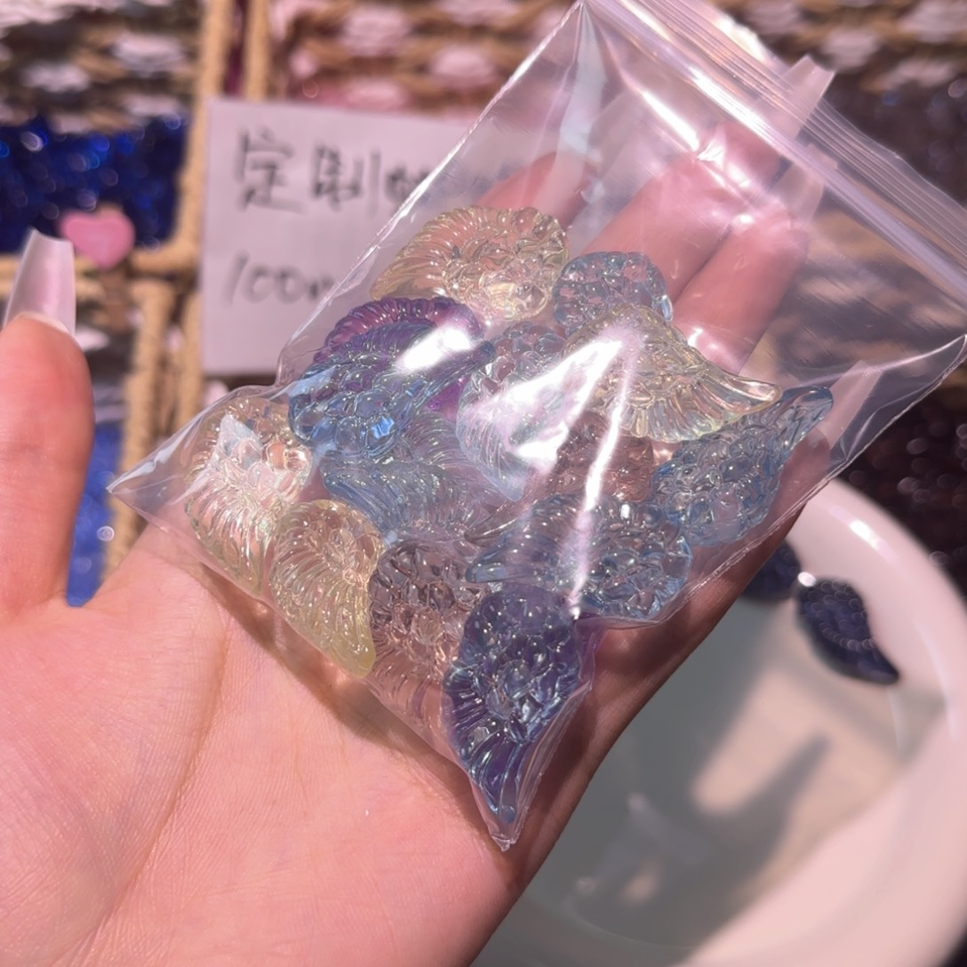 琉璃非金属琉璃翅膀8对单拍