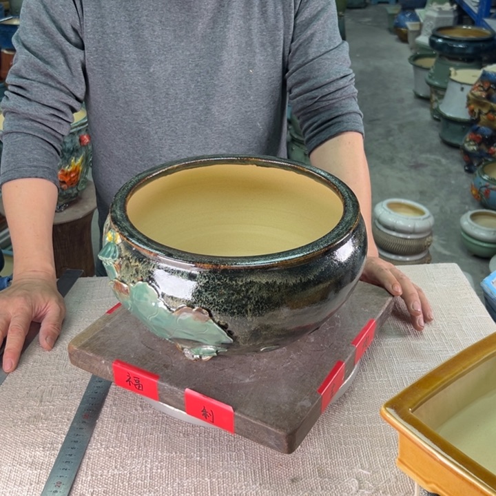 泳坤堂石湾盆陶瓷