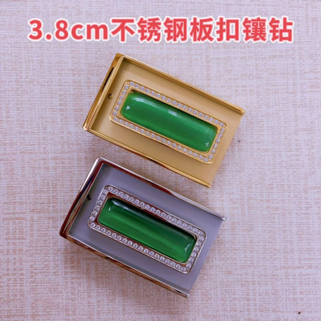 不锈钢自动扣男士休闲百搭个性裤腰带钢扣头配件