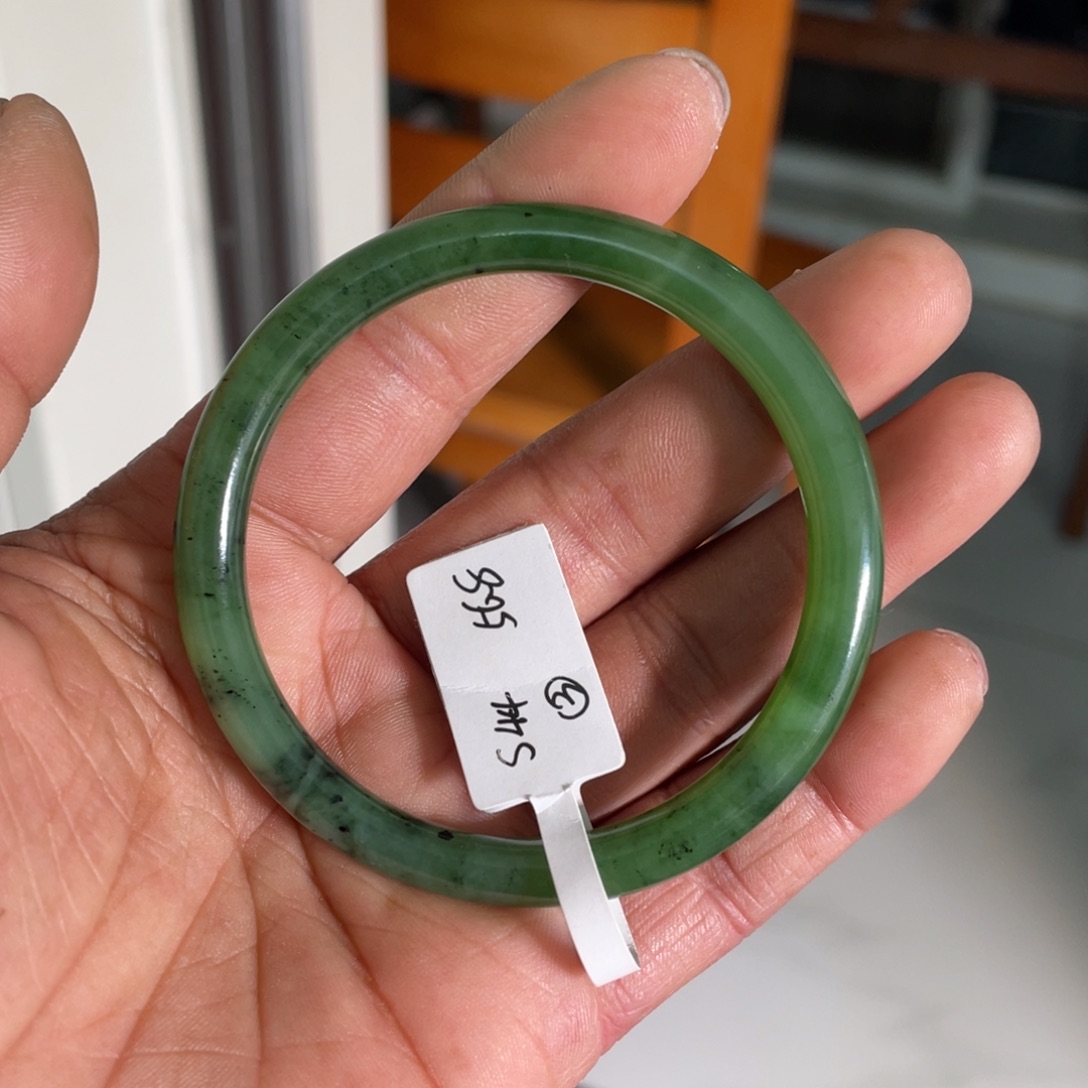 和田玉（碧玉）手镯未镶嵌尤