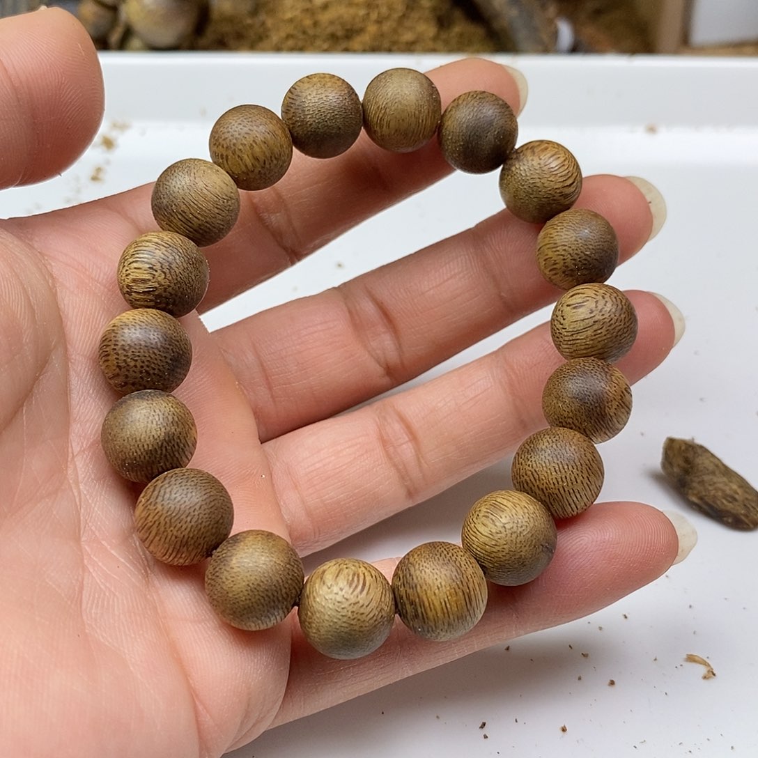 沉香手串乌身规格1.2-9