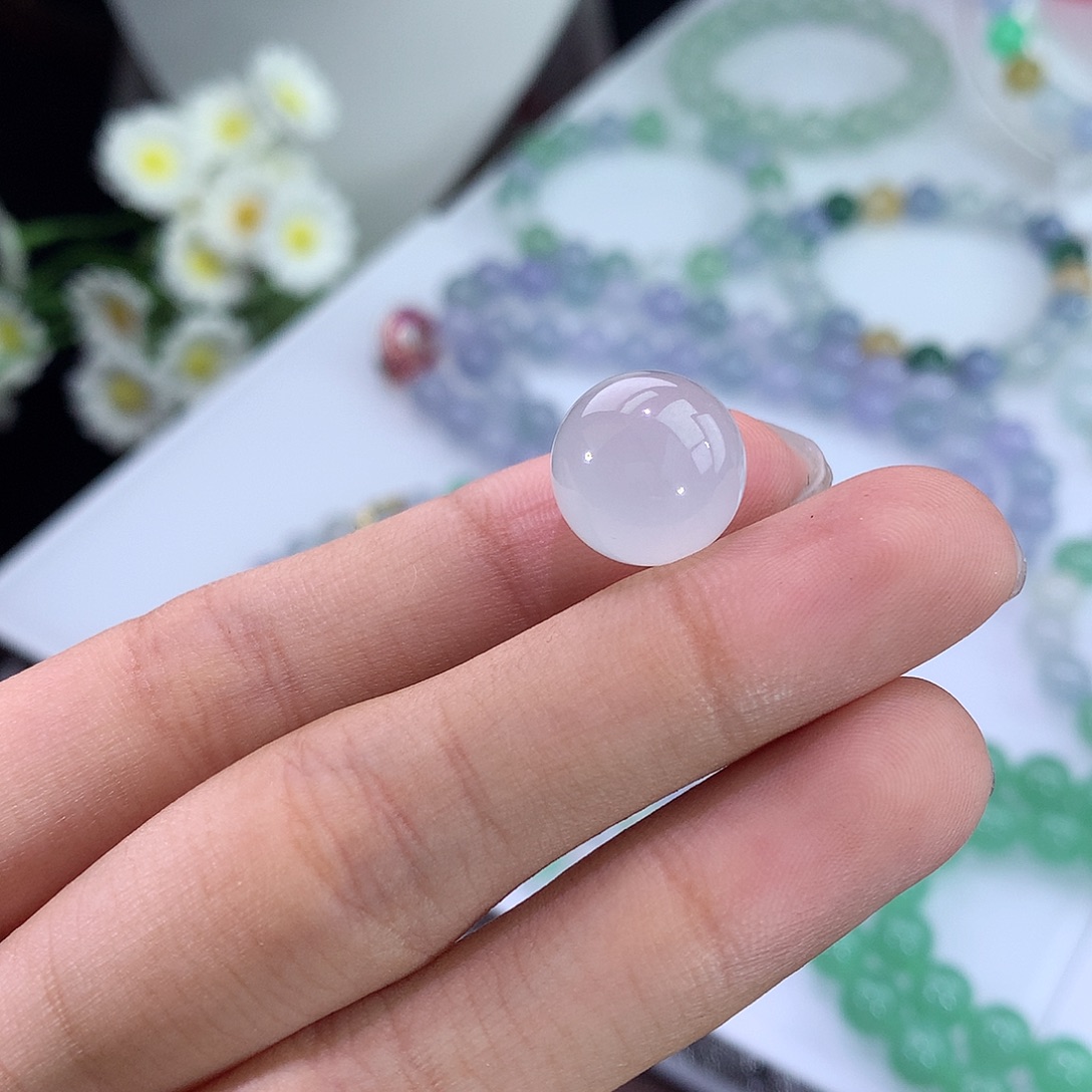 未镶嵌手链翡翠白月光单珠卡13