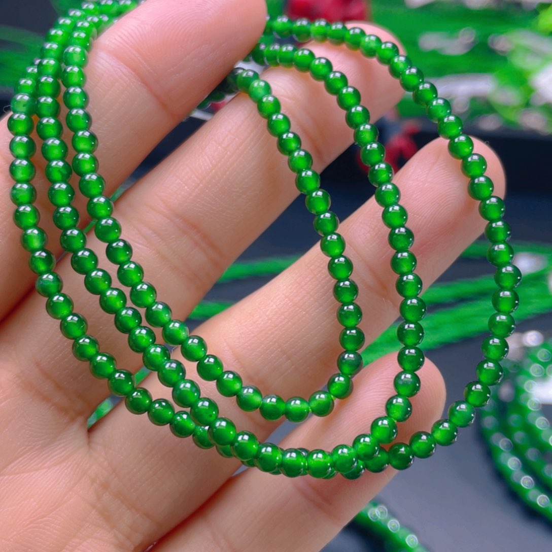 翡翠项链未镶嵌，2