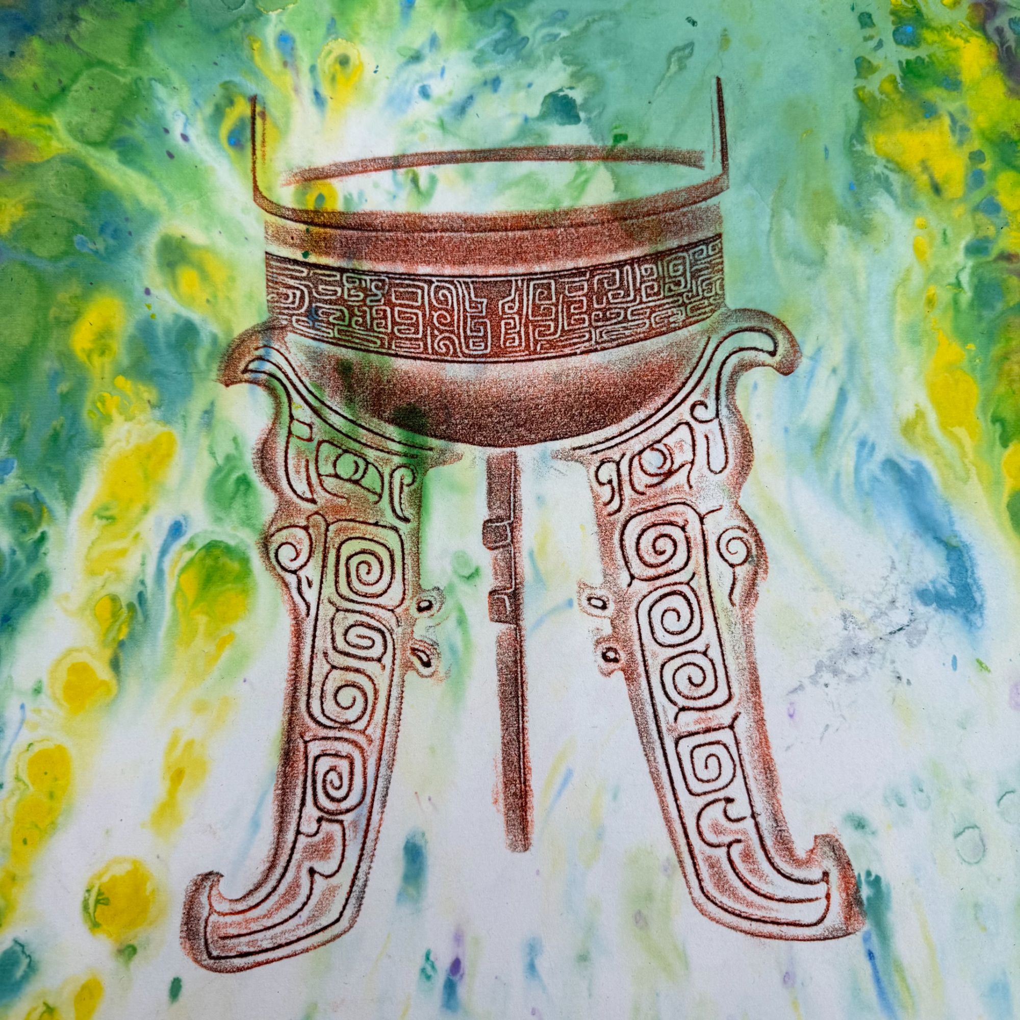 東汉盛世/赵夑老师绘画4.5pc拓片