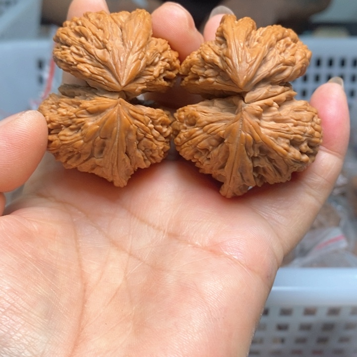 文玩核桃把件50/49双头