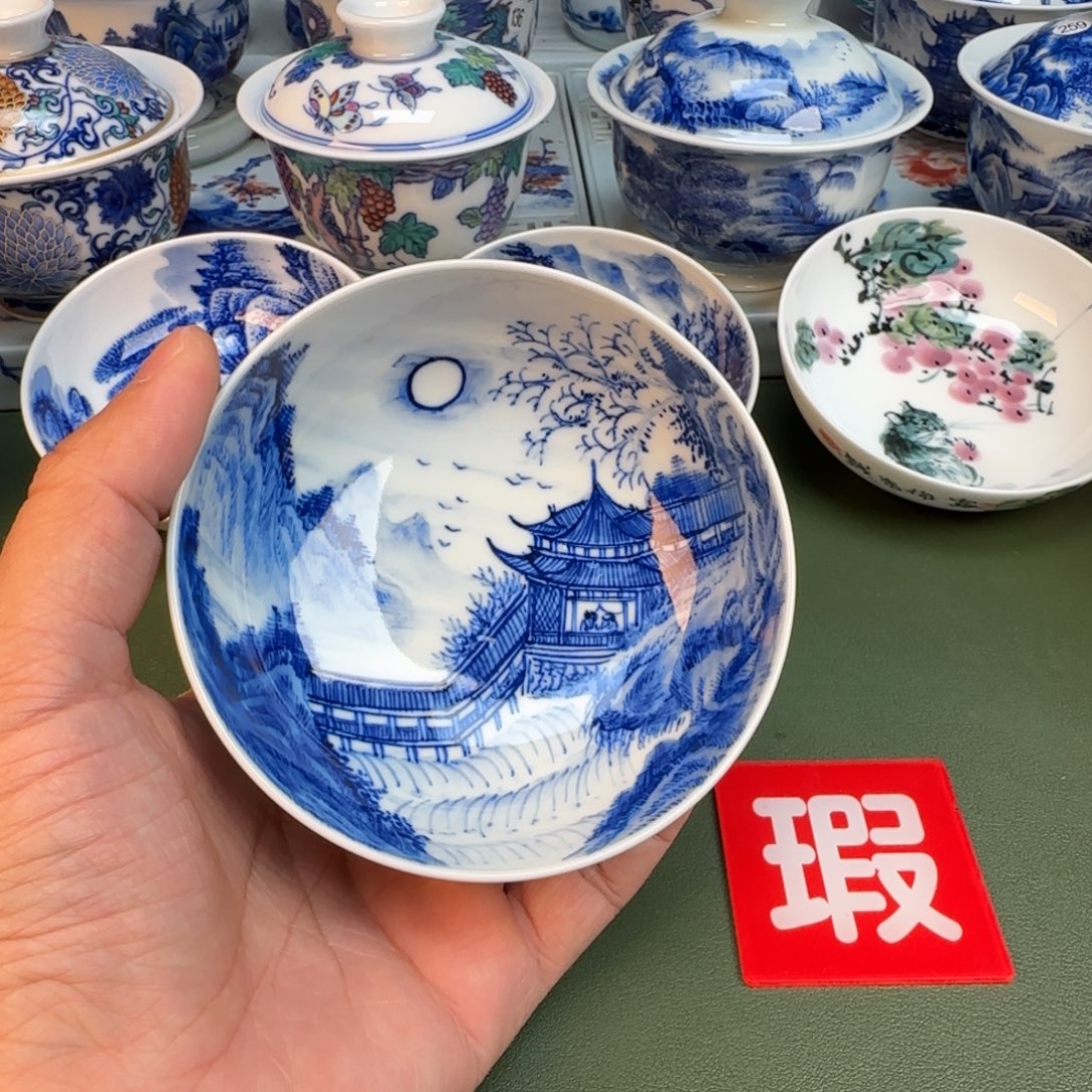 陶纯手工纯手绘茶具331