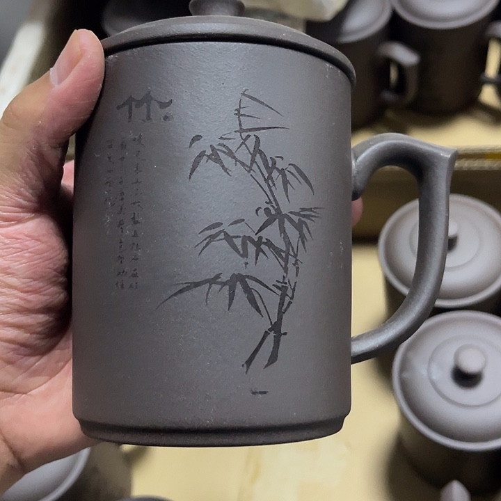 茶杯紫砂微瑕宜兴紫砂