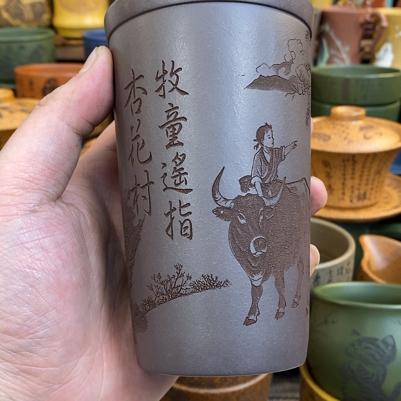 【闪购商品】紫砂杯子宜兴全手工紫砂杯