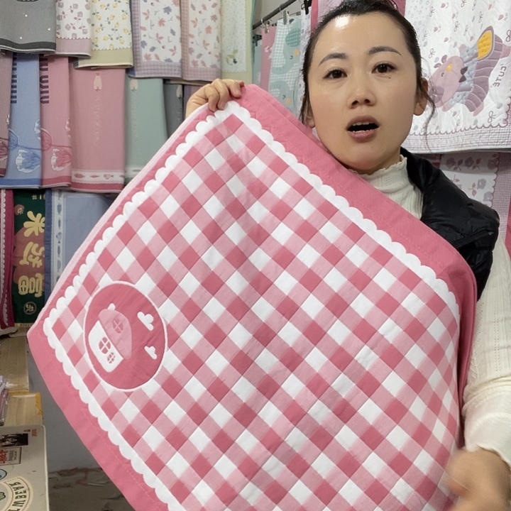 棉特价促销粉色小房子纯棉