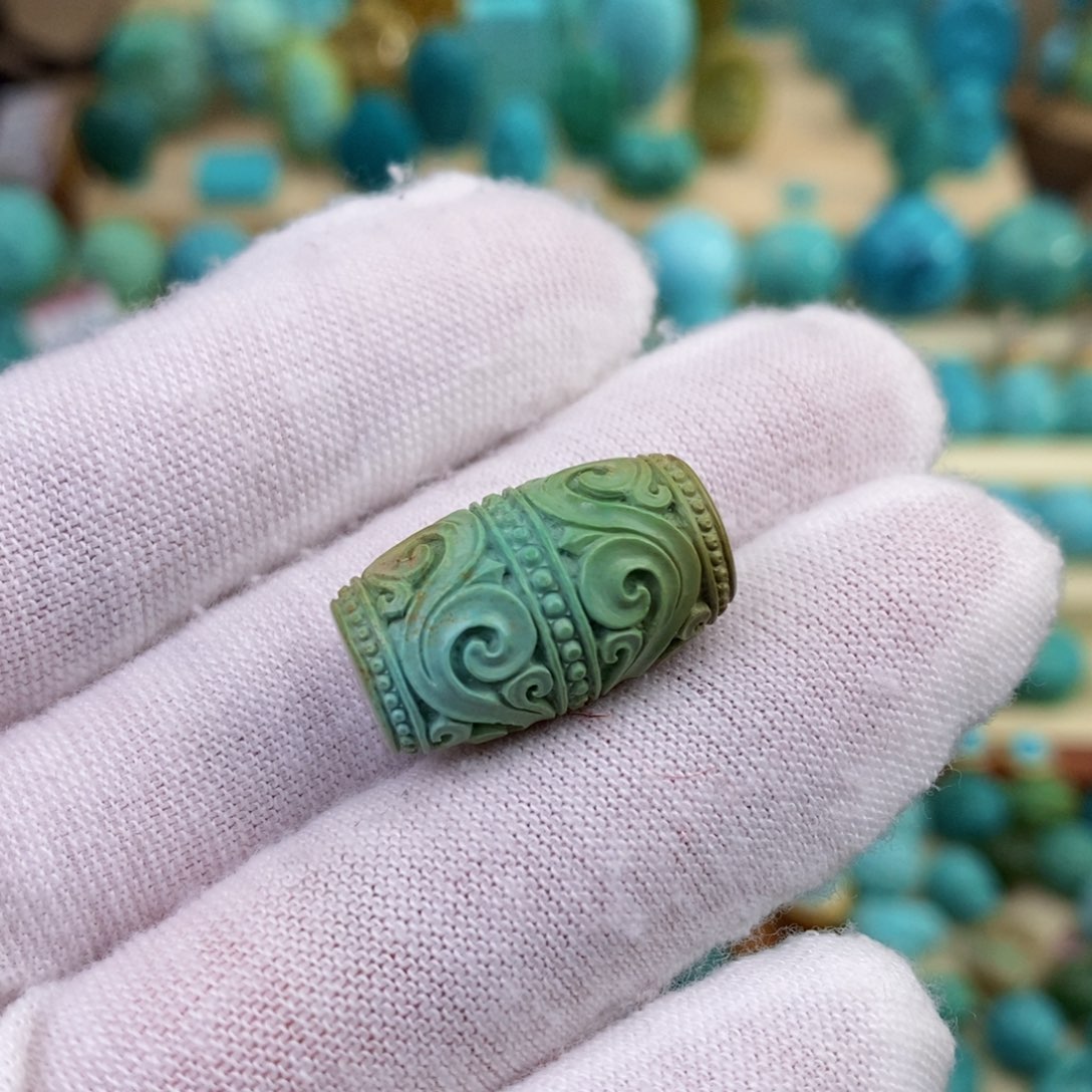 绿松石珠宝奇石未镶嵌