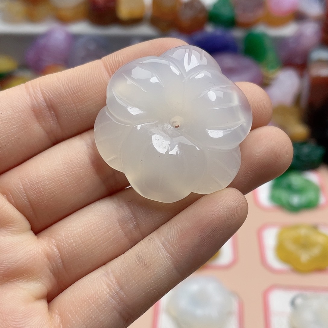 玛瑙/玉髓颈饰合金梦*