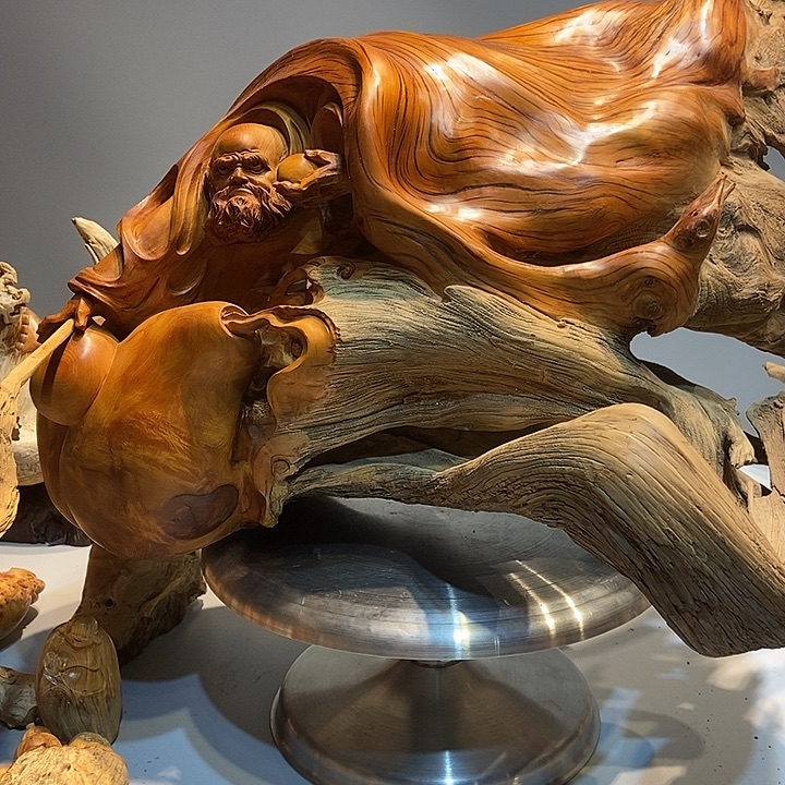 正***源柏木（崖柏）飞天达摩陈化