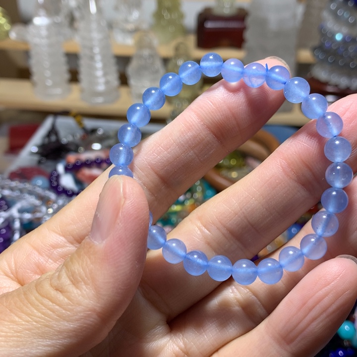 玛瑙/玉髓未镶嵌手链6mm手串