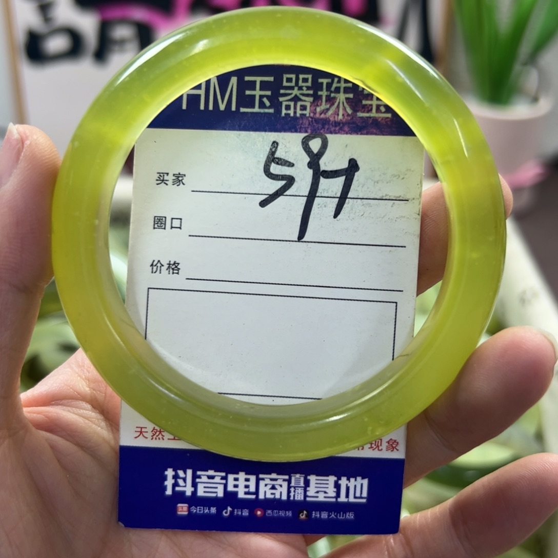 蛇纹石玉手镯未镶嵌530