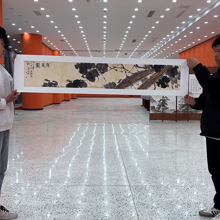 国画李陈良老先生展览原作