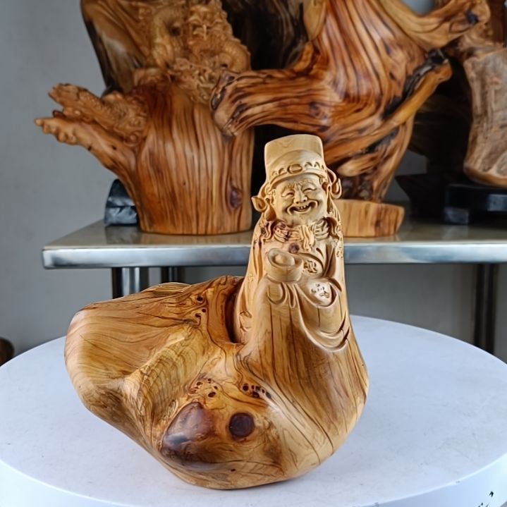 柏木（崖柏）崖柏财神