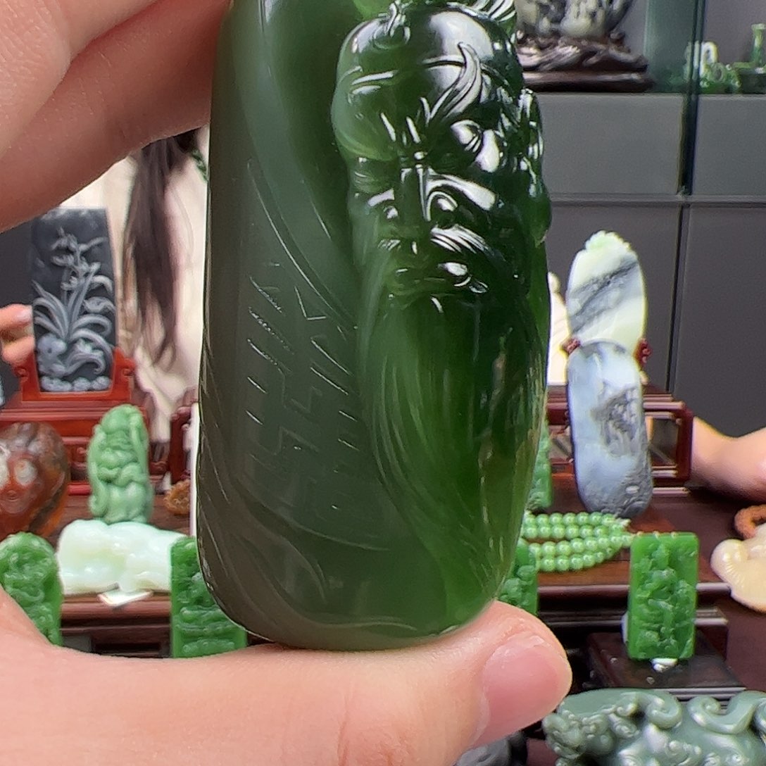 和田玉未镶嵌摆件