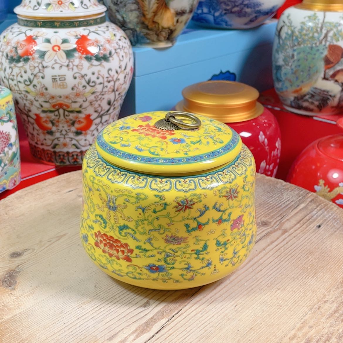 【闪购商品】罐陶瓷茶叶罐密封罐