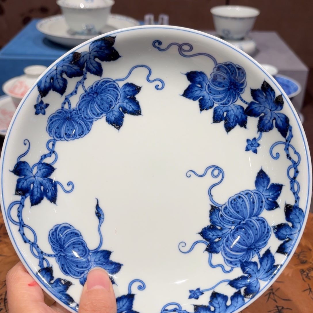 瓷片小**?景德镇纯手工手绘