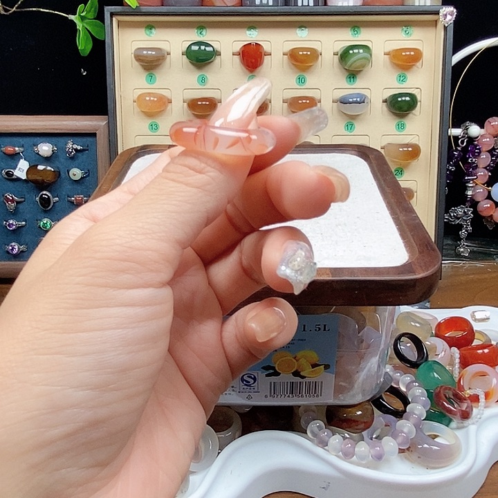 合金戒指玛瑙/玉髓?****?