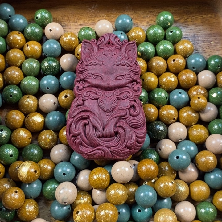 泥塑1.0多宝金箔珠➕大凤九牌  100克