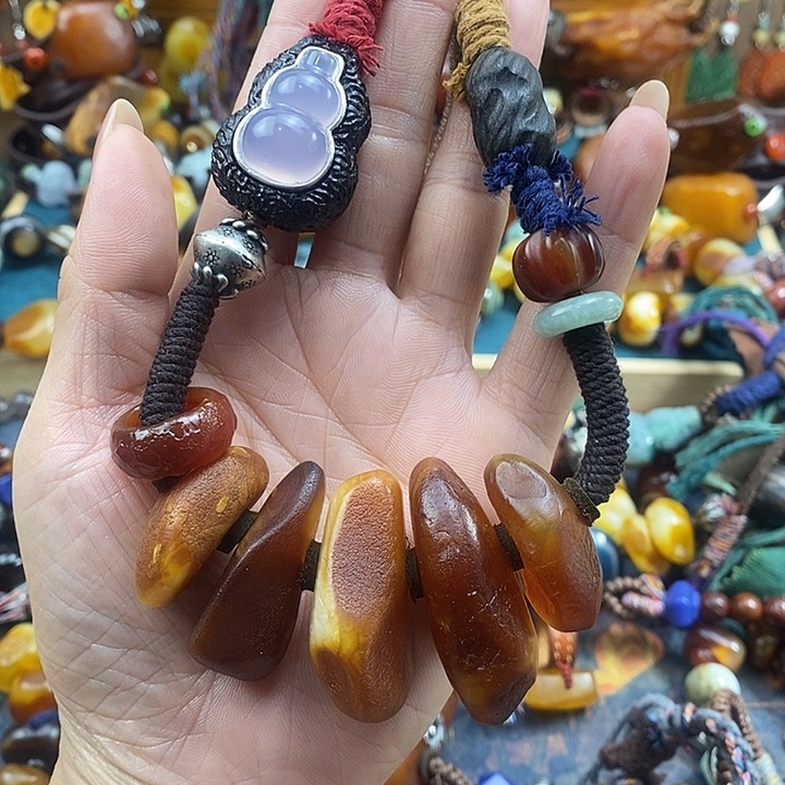 蜜蜡未镶嵌项链项链