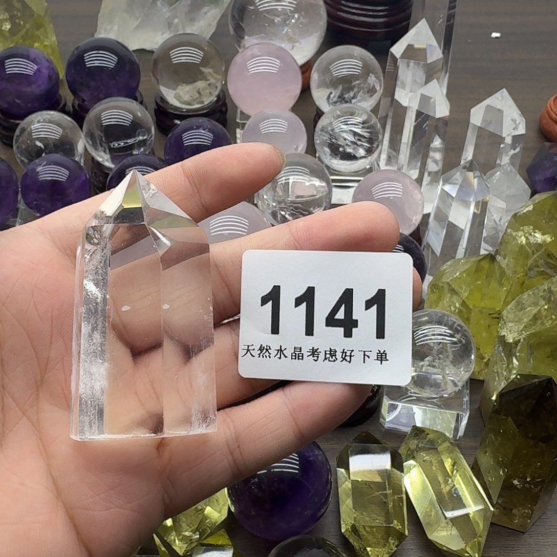 珠宝半成品水晶未镶嵌