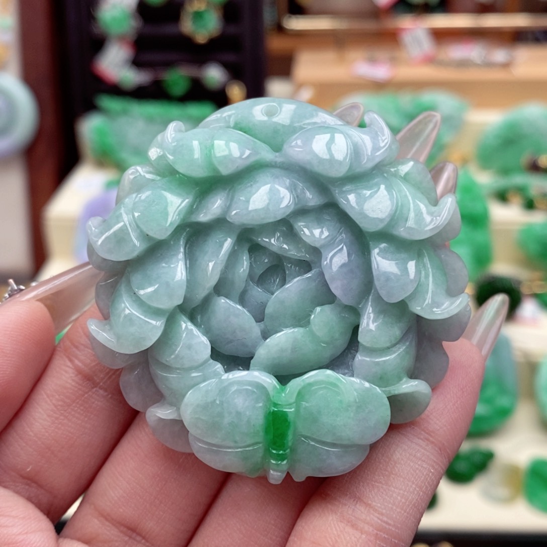 颈饰未镶嵌翡翠翡翠吊坠