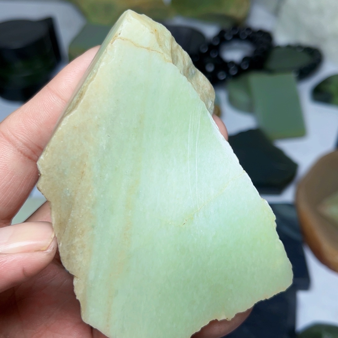 和田玉珠宝半成品未镶嵌