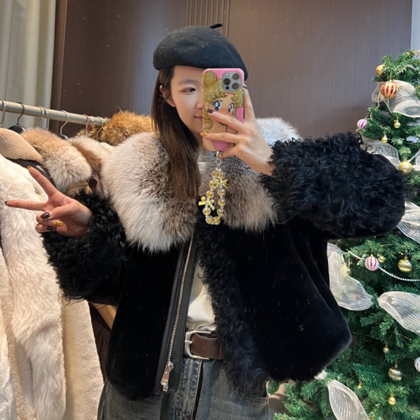 皮毛一体外套-97975