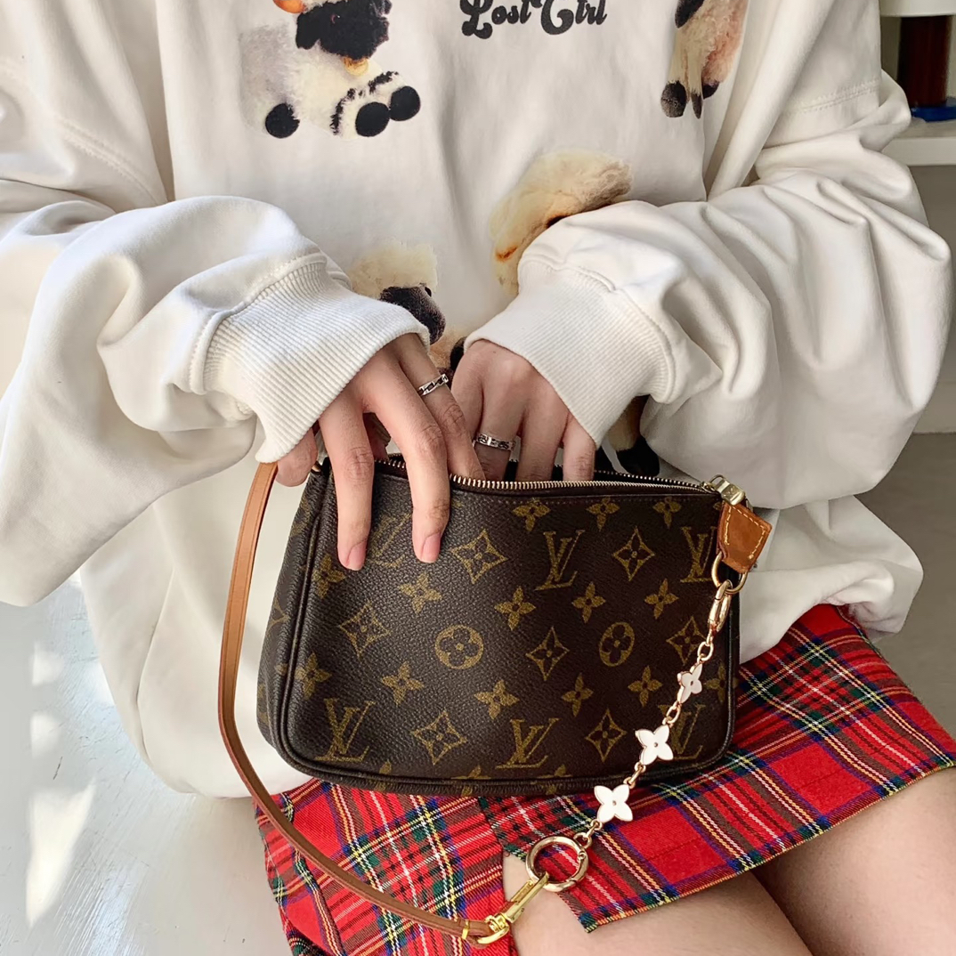 95新 LouisVuitton/路易威登 lv路易威登新款大麻将单肩包新到