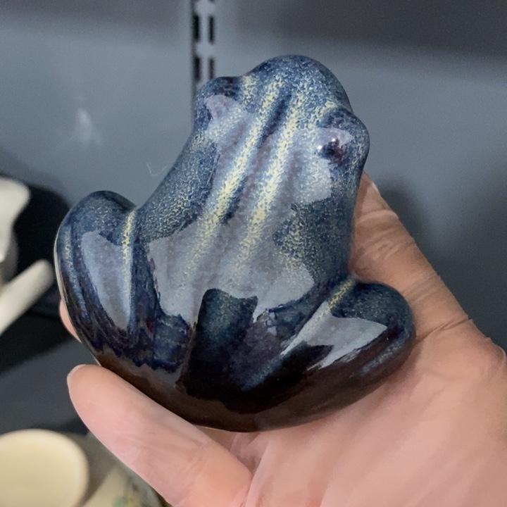 瓷片七厂窑变青蛙