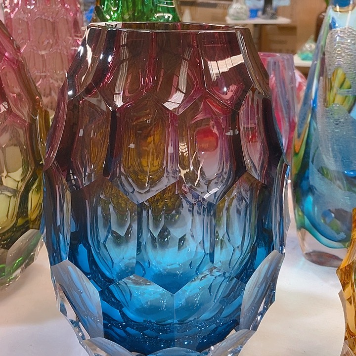 无铅玻璃琉璃花瓶个32口9