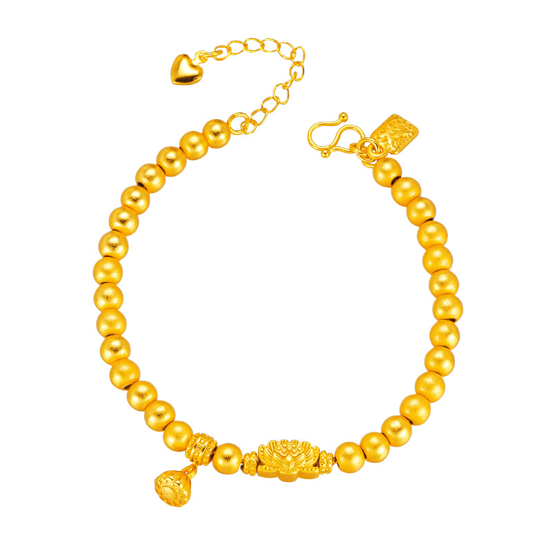 时尚精美气质款两世款黄色手串-s1032