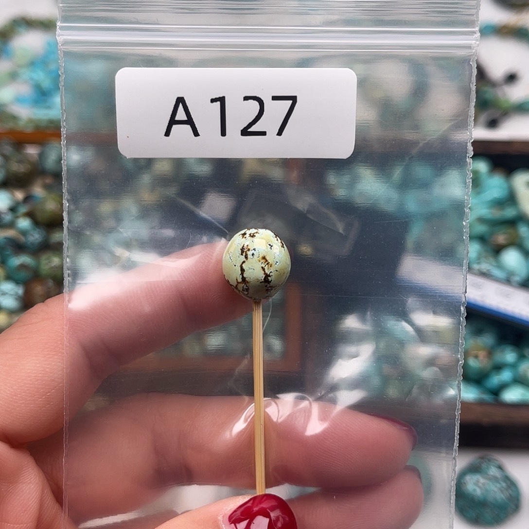 绿松石未镶嵌绿松石珠子