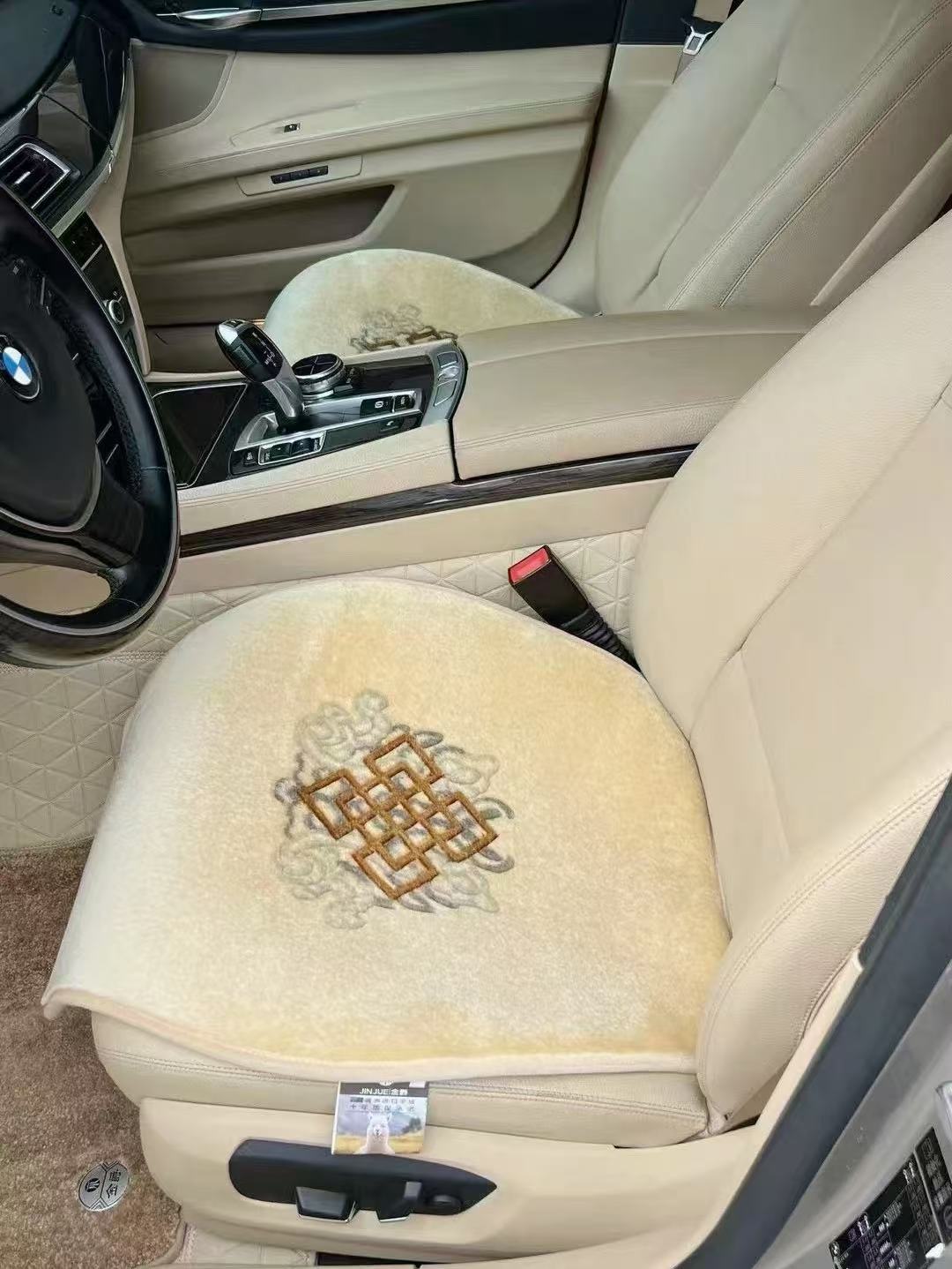 小三件全车高端纯羊绒汽车坐垫毛绒冬季地毯汽车羊毛坐垫正品