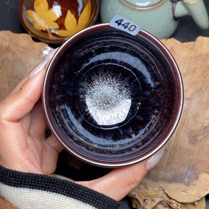 茶盏建窑建盏主人杯440