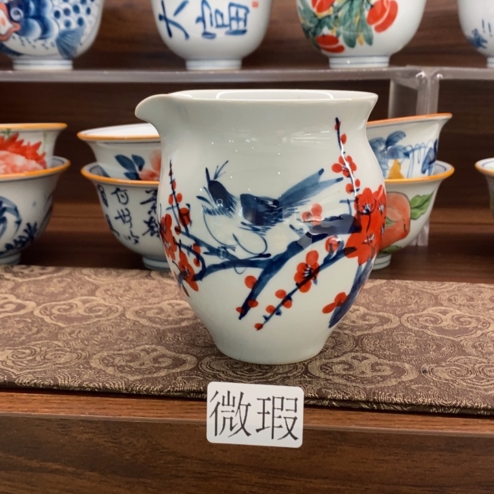 釉下老陶泥手工绘制