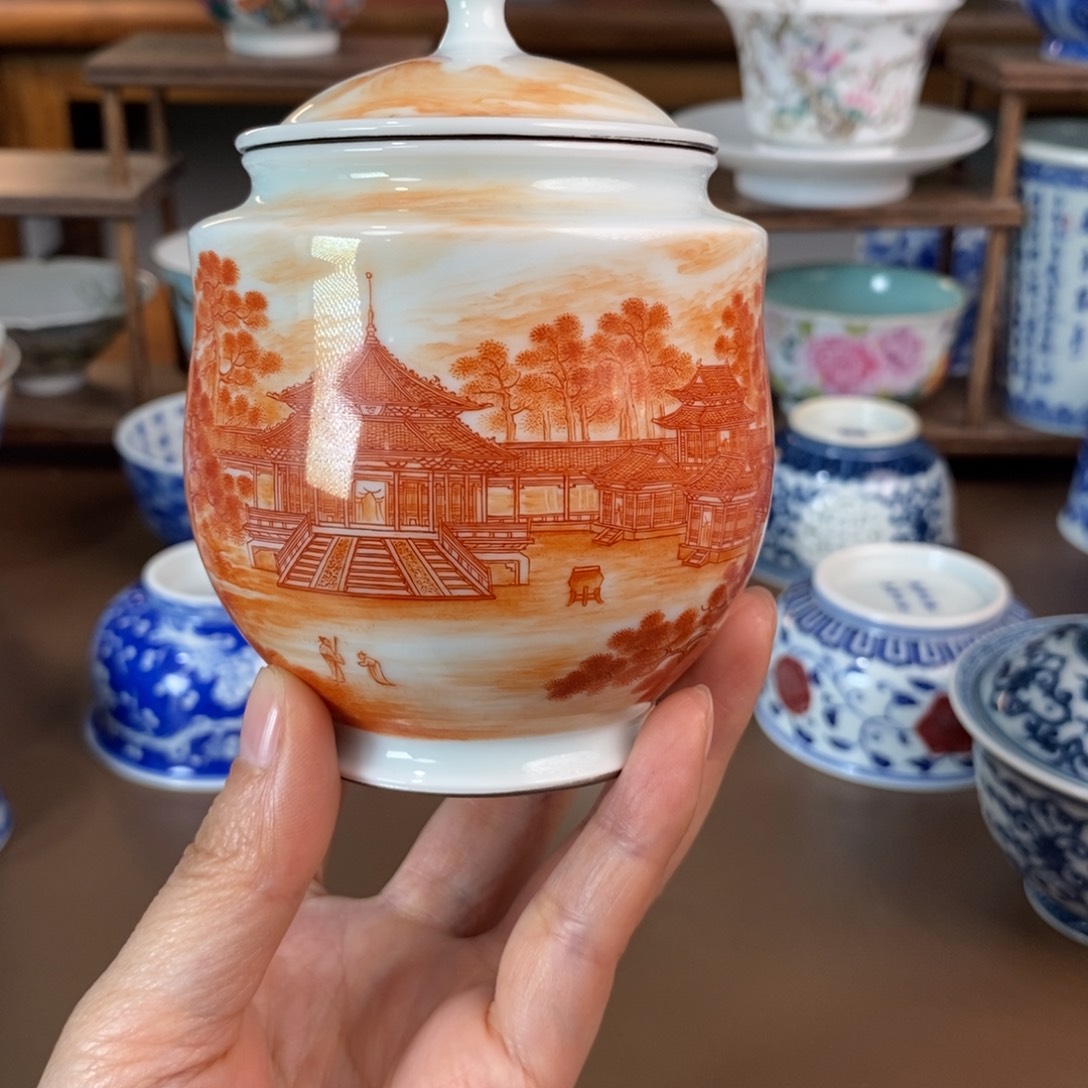 景德镇陶瓷手工手绘