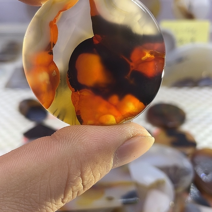 玛瑙/玉髓合金颈饰