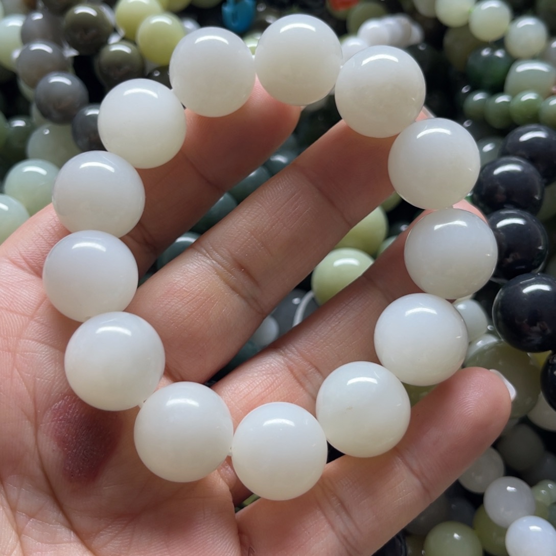 和田玉手链未镶嵌