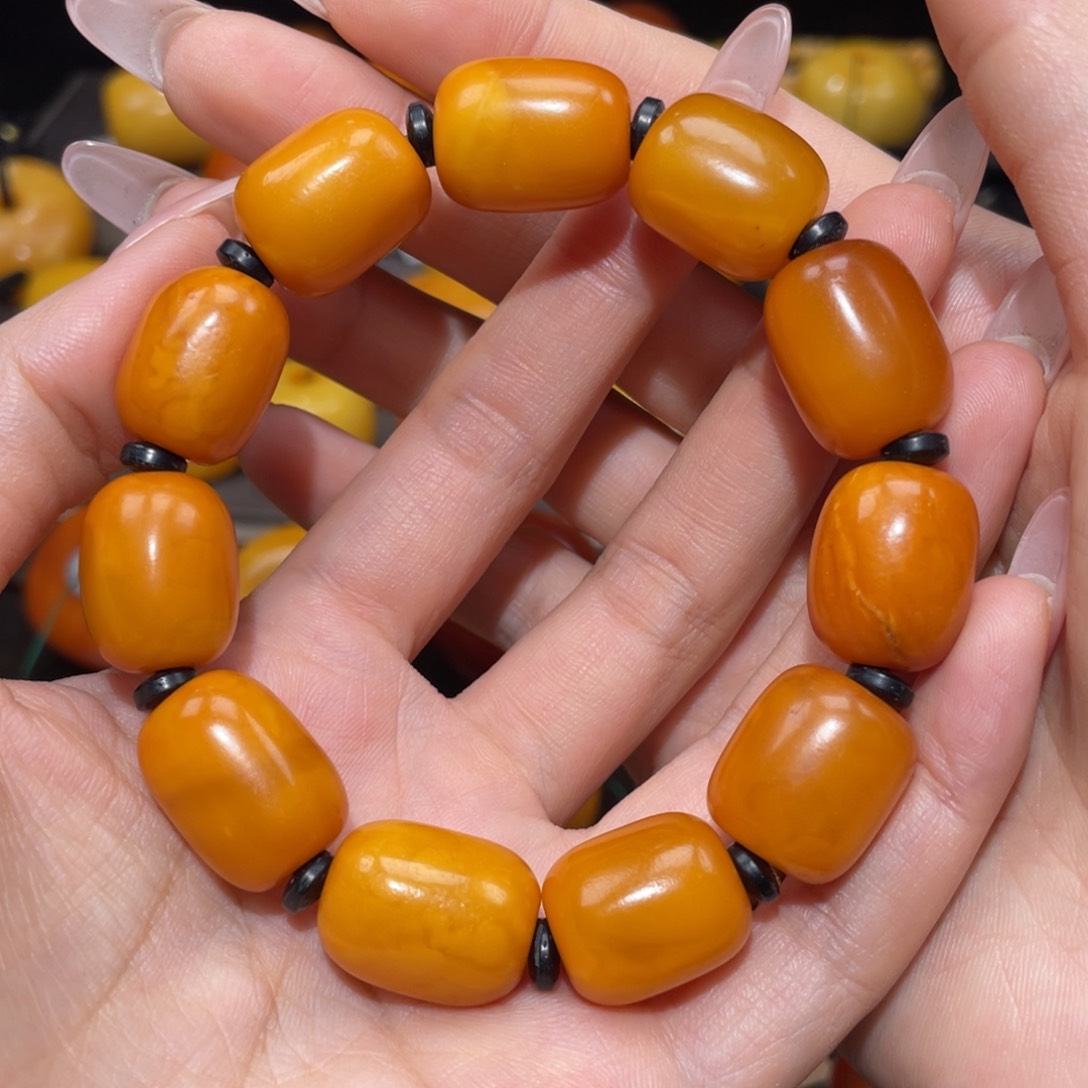 【闪购商品】蜜蜡裸石未镶嵌手串