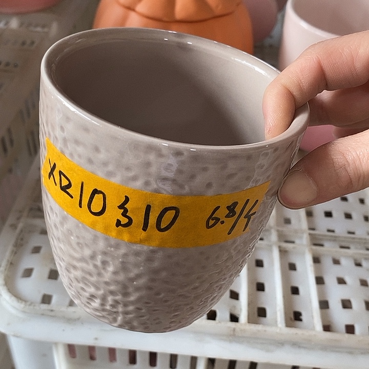 陶盆有孔 瑕疵针孔漏釉介意勿拍 口高