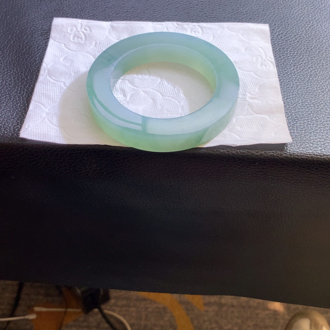 定制翡翠未镶嵌翡翠手镯55-57