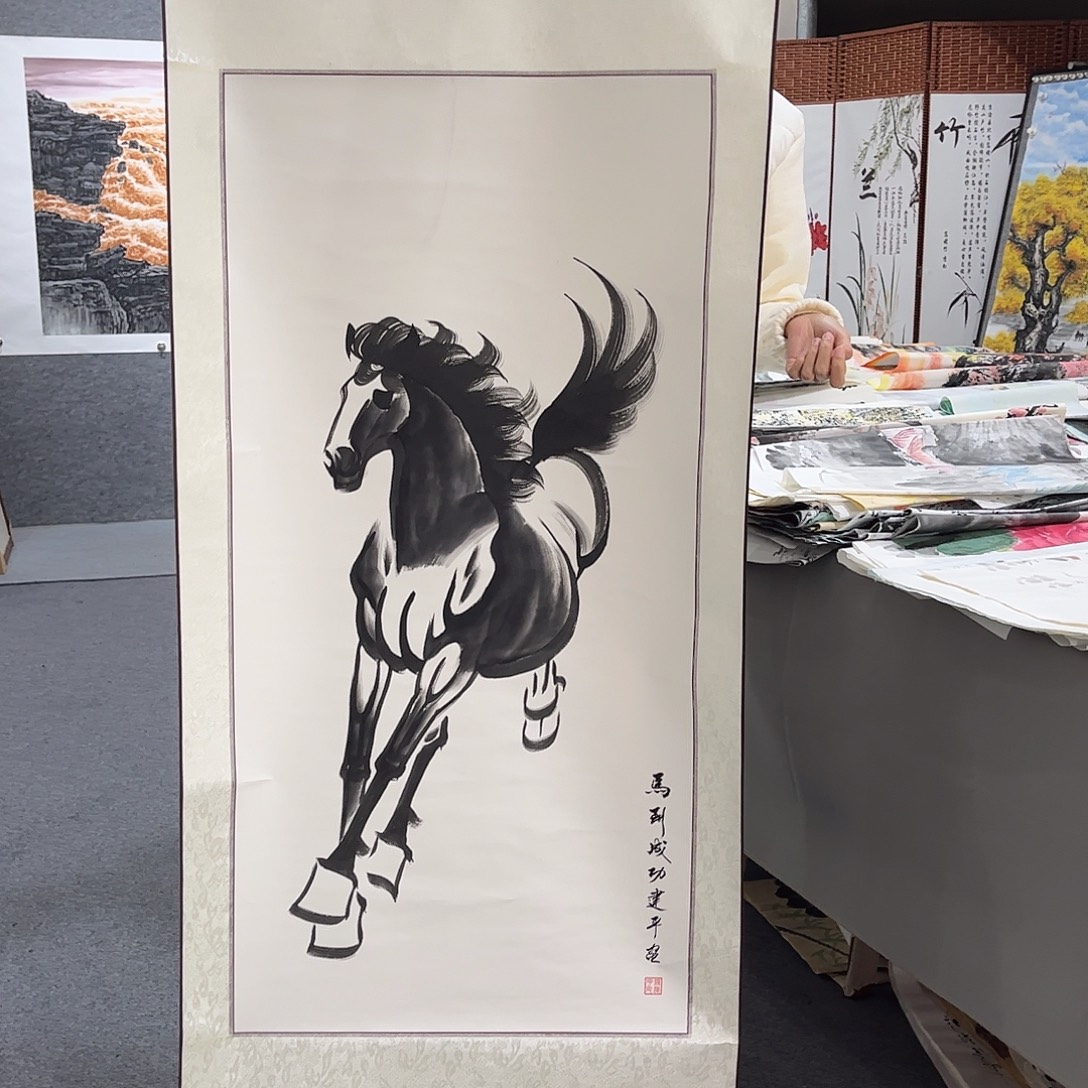 国画LD国画作品单幅任发
