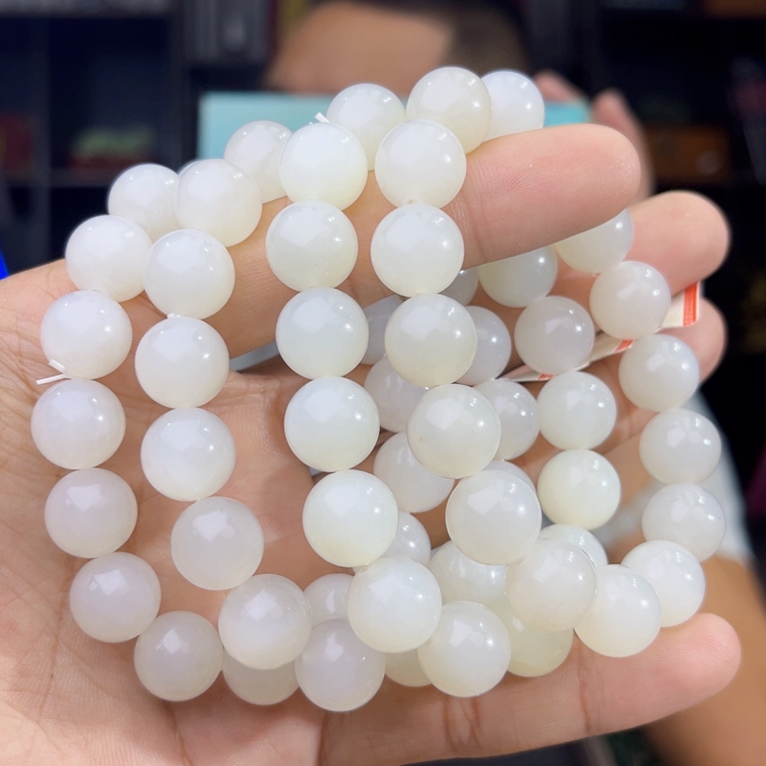 未镶嵌手串和田玉纯天然13年新疆且末天泰卡12多样性发其一