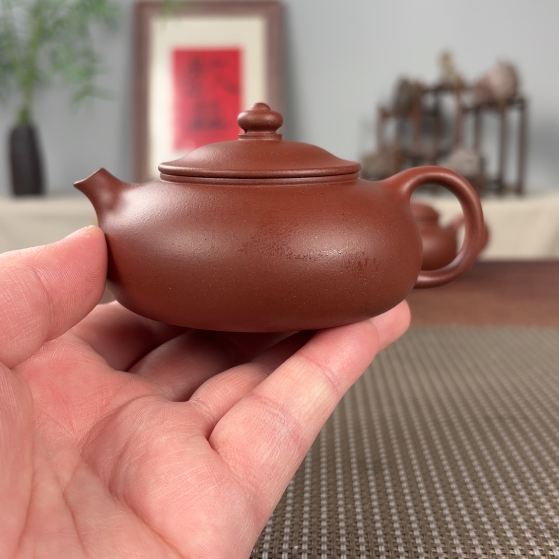 紫砂茶壶黄龙山原矿紫砂壶150