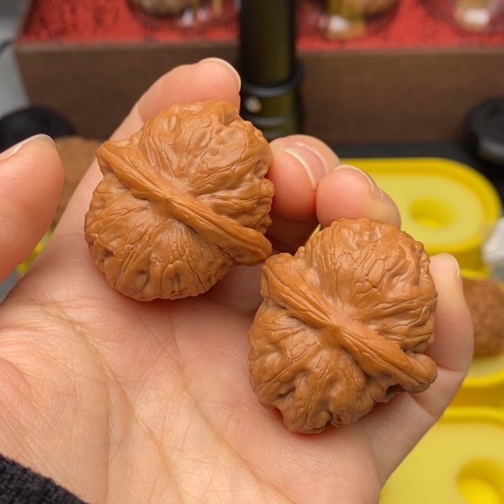 把件文玩核桃元宝39打底