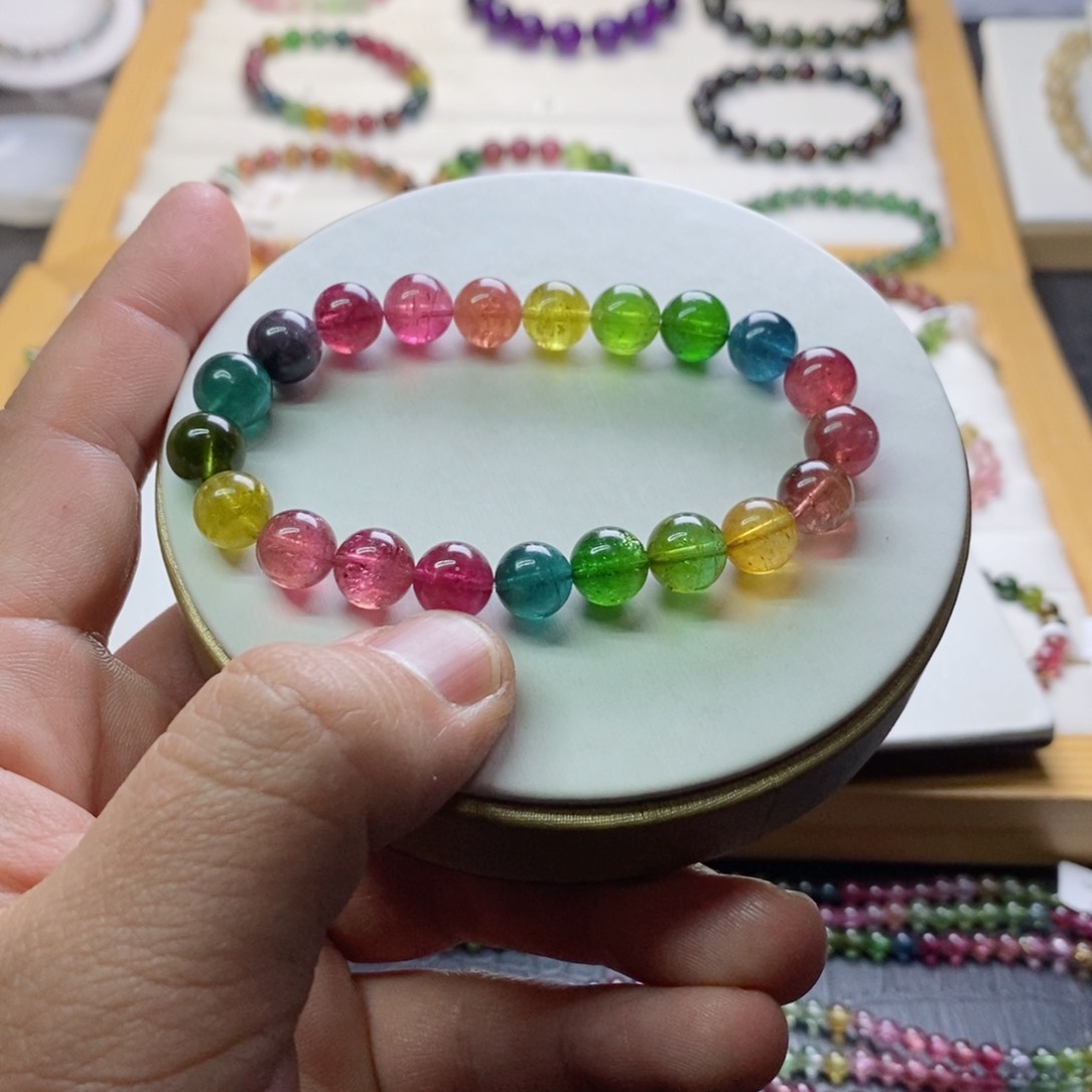 碧玺碧玺手链未镶嵌